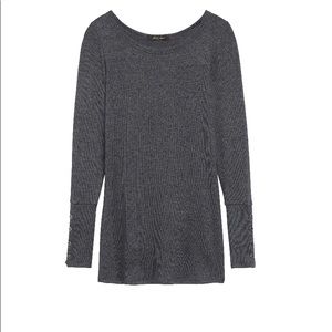 Cordi button cuff knit top